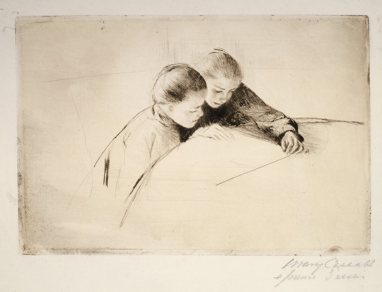 The Map by Mary Cassatt
