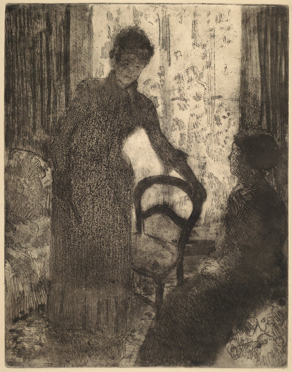 The Visitor by Mary Cassatt