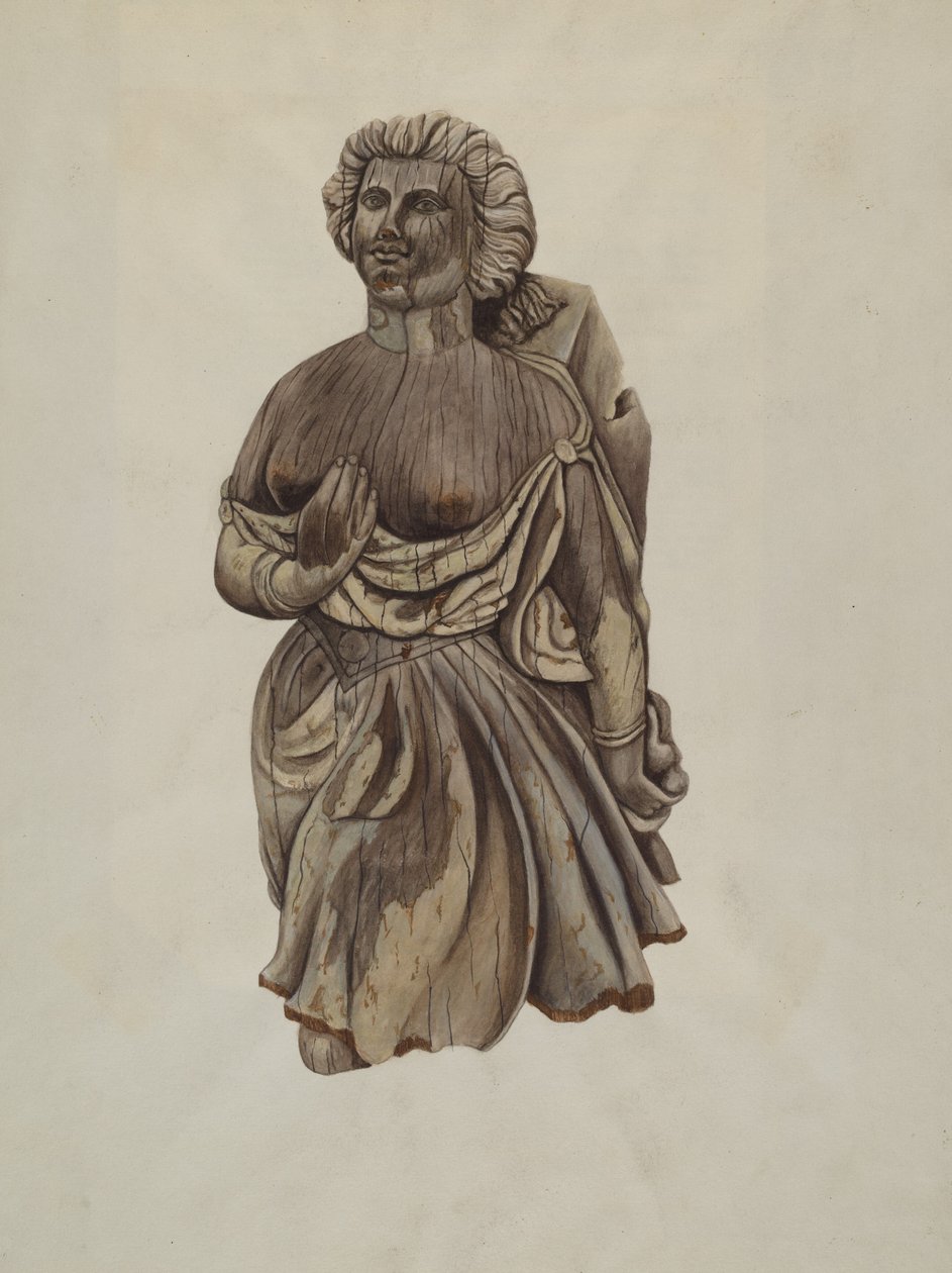 Figurehead Martha, c. 1938 by Mary E Humes