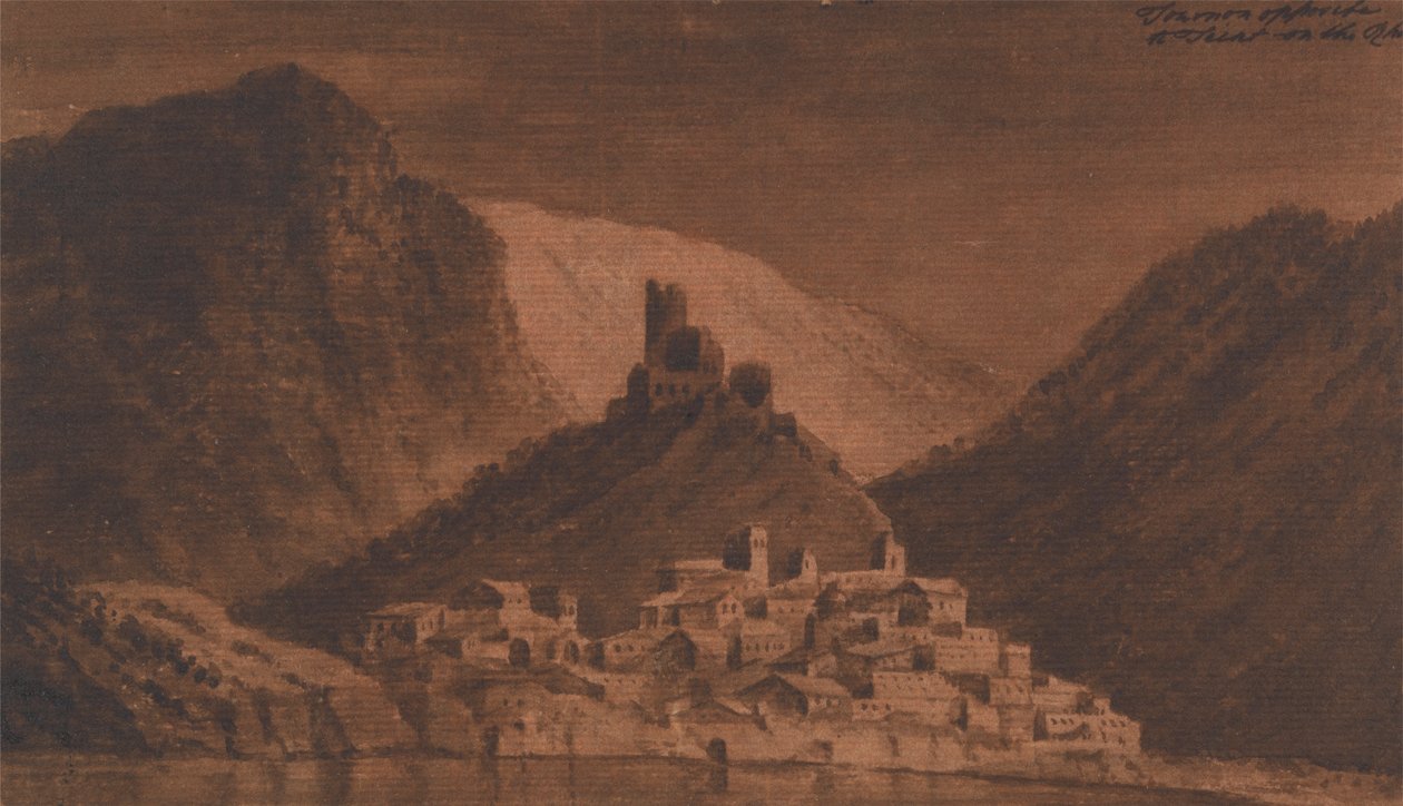 Tournon Opposite to Teint on the Rhone by Mary Harcourt