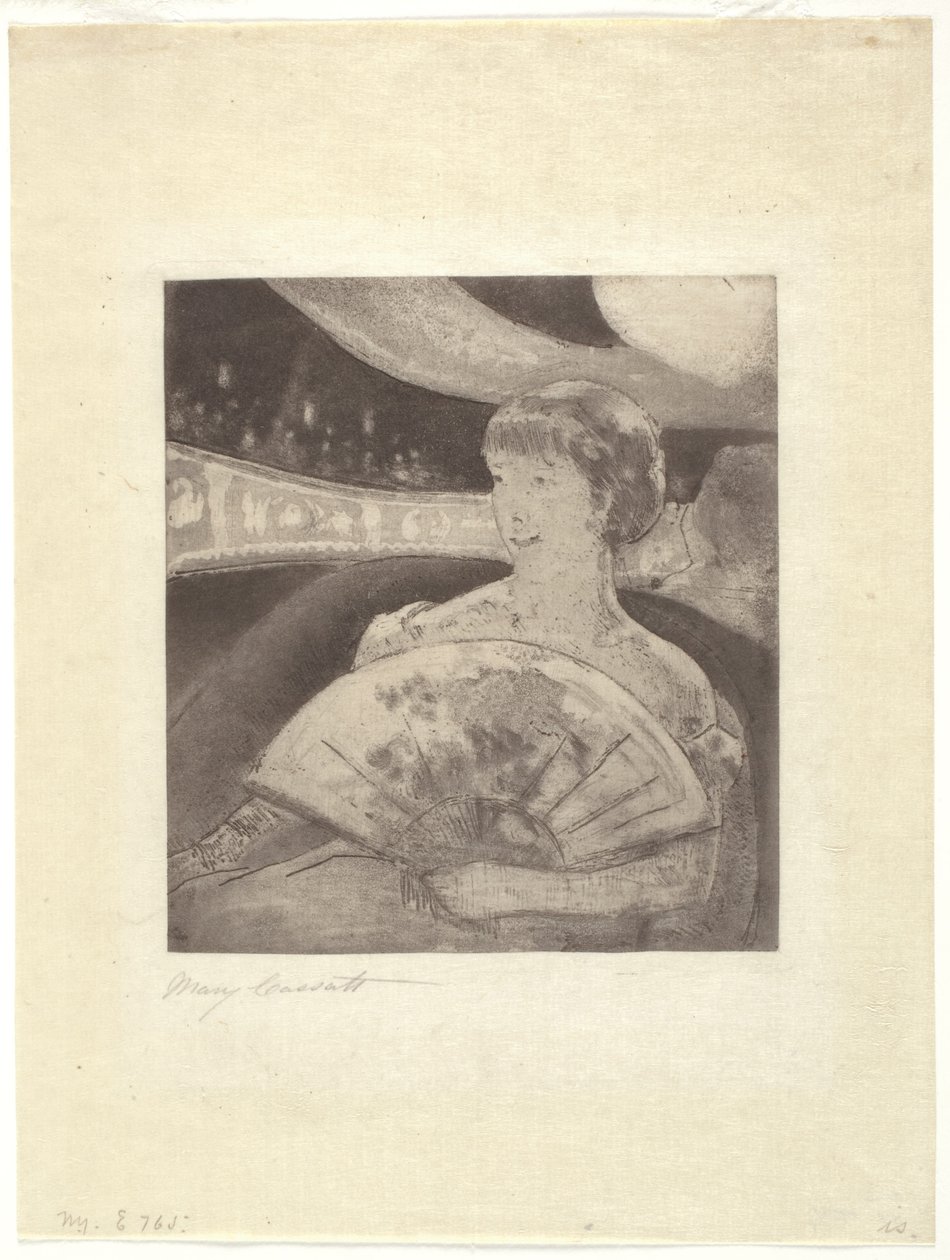 In the Opera Box by Mary Stevenson Cassatt