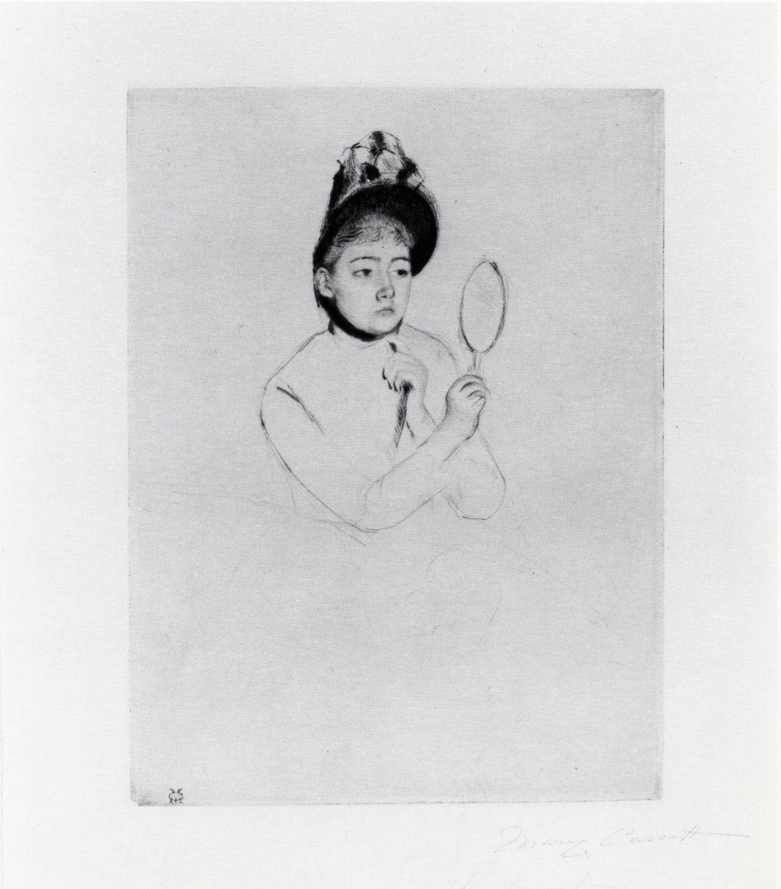 The Bonnet by Mary Stevenson Cassatt