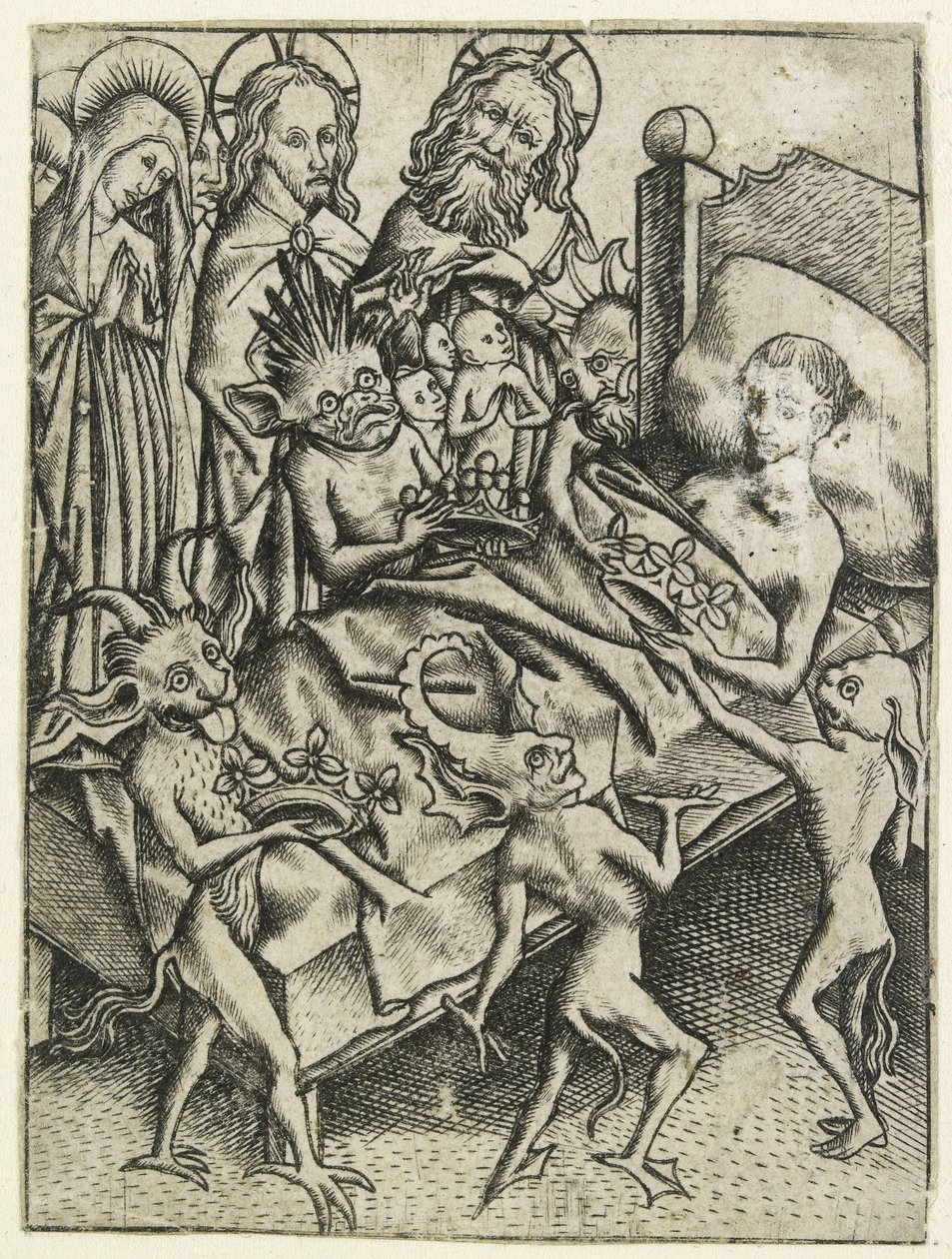 The Temptation of Avarice by Master E. S.