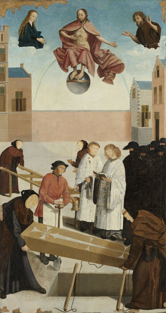 Burying the Dead (from The Seven Works of Mercy, 1504) by Master of Alkmaar