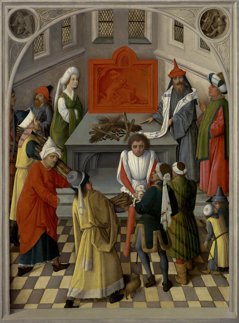 The Offering of the Jews by Master of Gathering of the the Manna