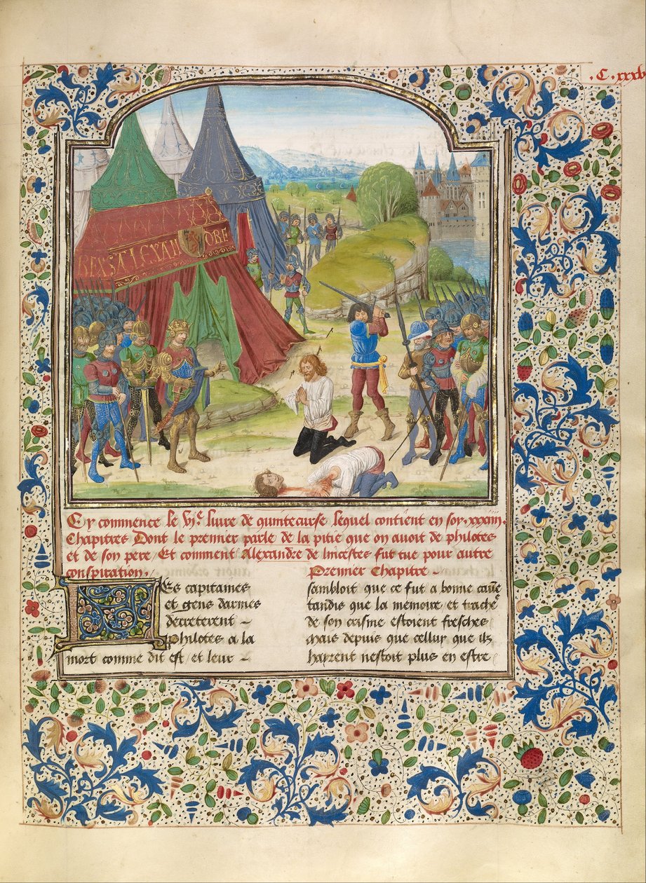 The Execution of Philotas by Master of Jardin