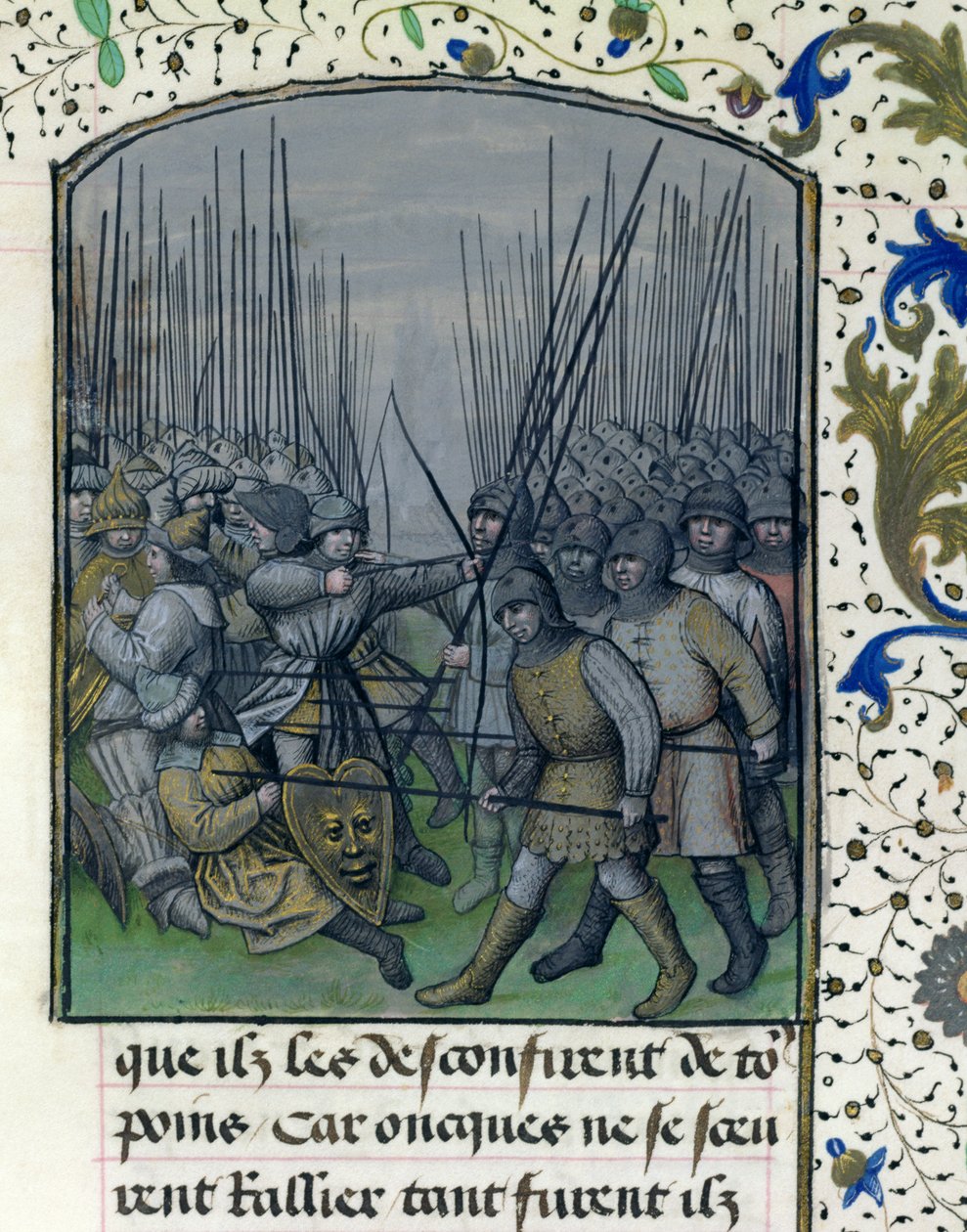 The Battle of Granada in 1343 by Master of Mary of Burgundy