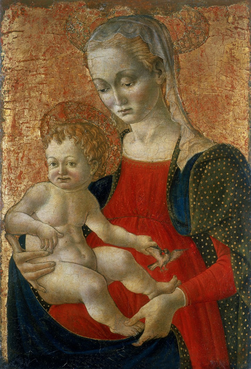 Madonna with Child by Master of Pratovecchio attr.to Master of Pratovecchio attr.to