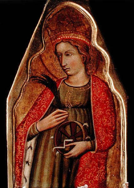 St. Catherine by Master of Teplice