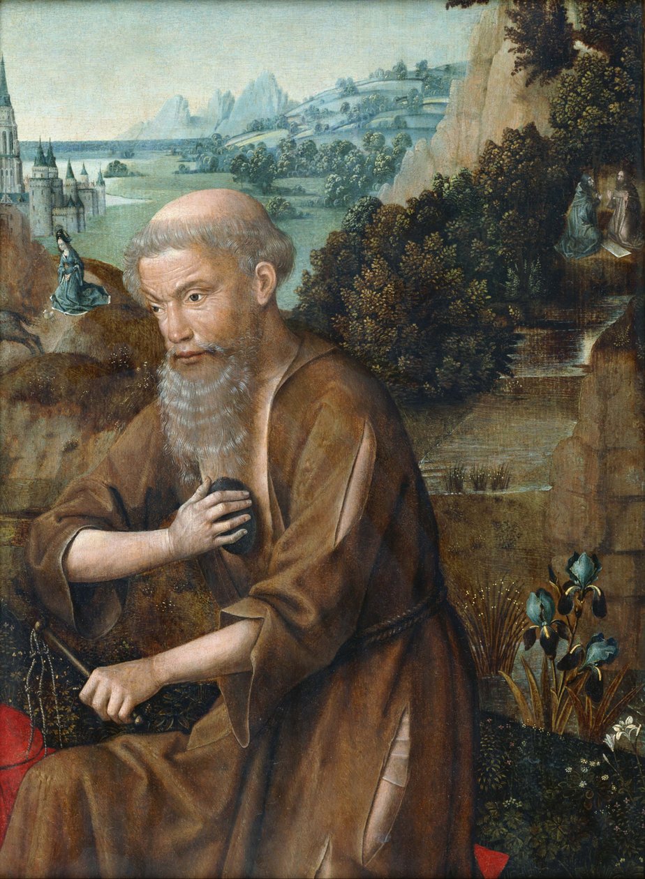 St. Jerome by Master of The Legend of St. Lucy