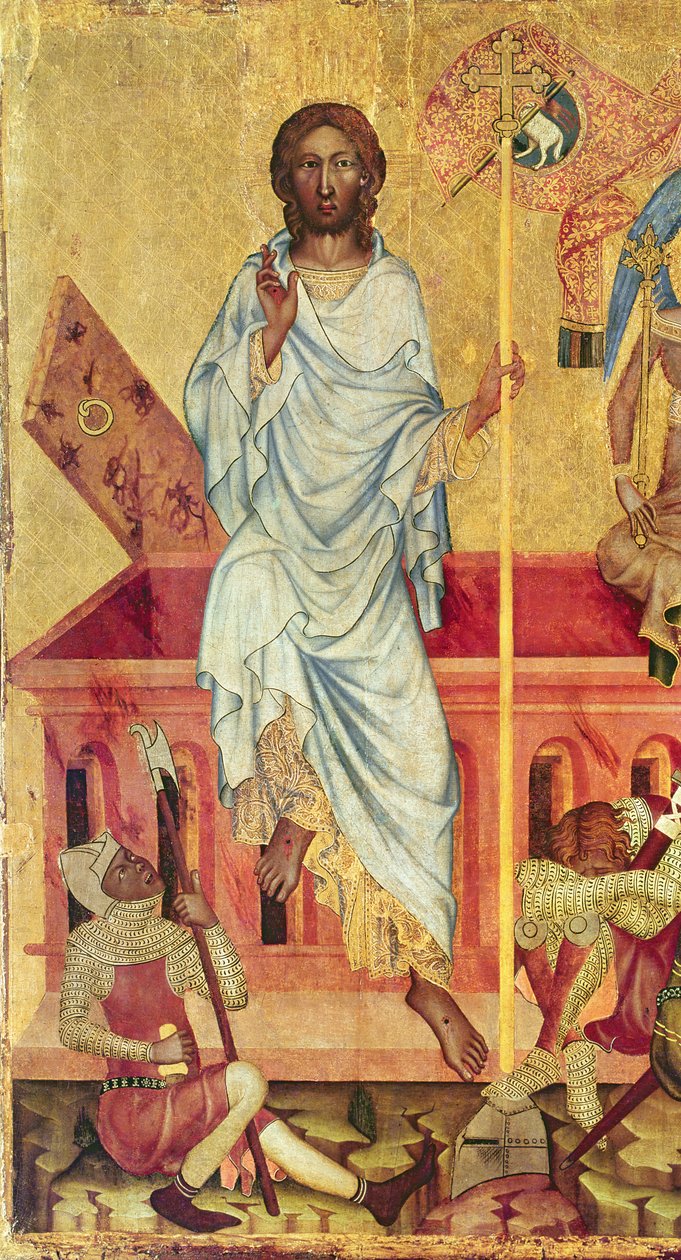 Resurrection of Christ, c.1350 (detail) by Master of the Cycle of Vyssi Brod