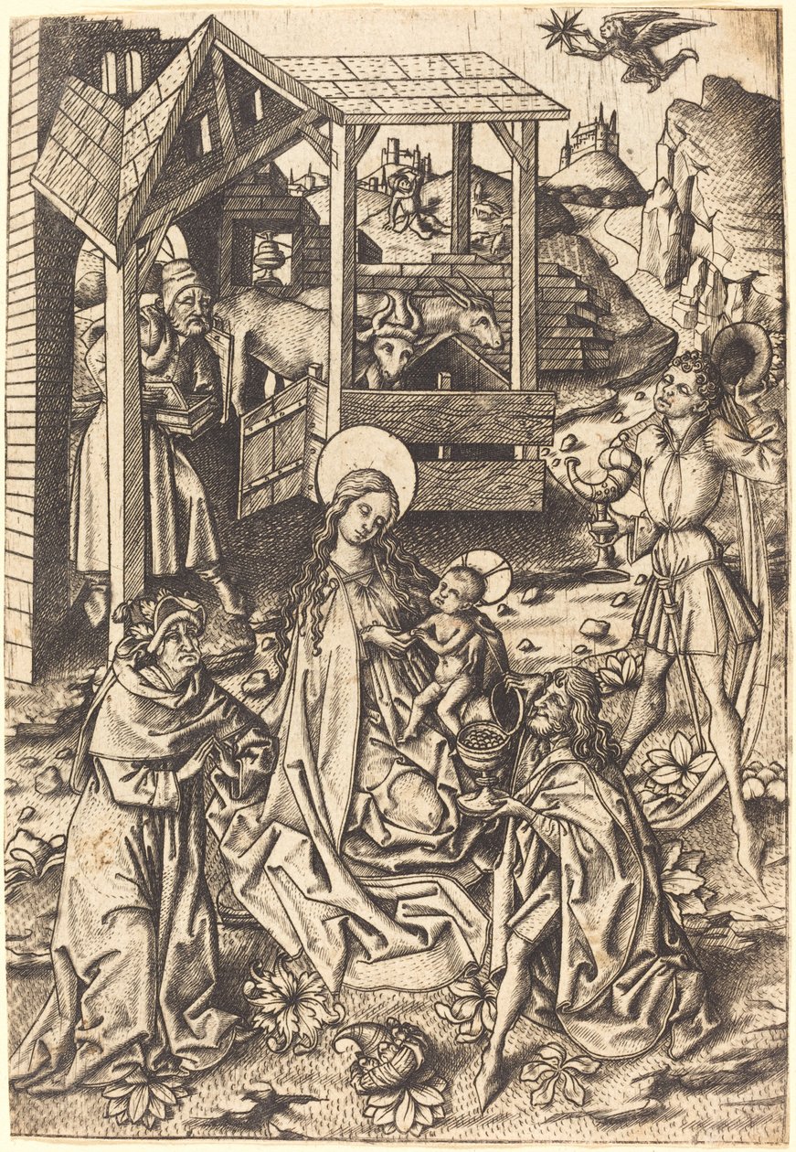 The Adoration of the Magi by Master E.S.