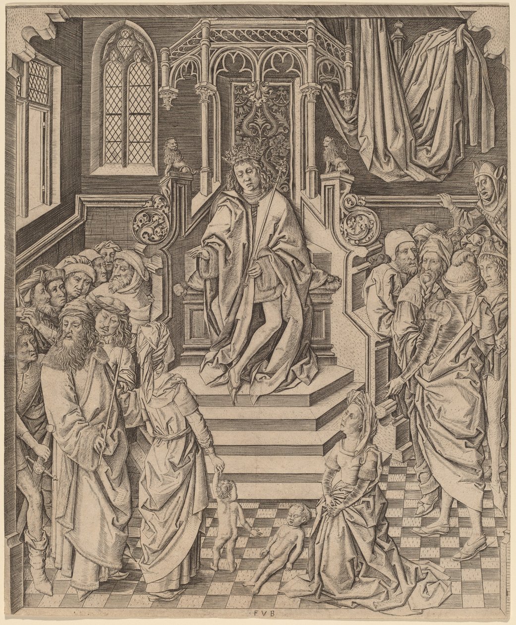 The Judgment of Solomon by Master FVB