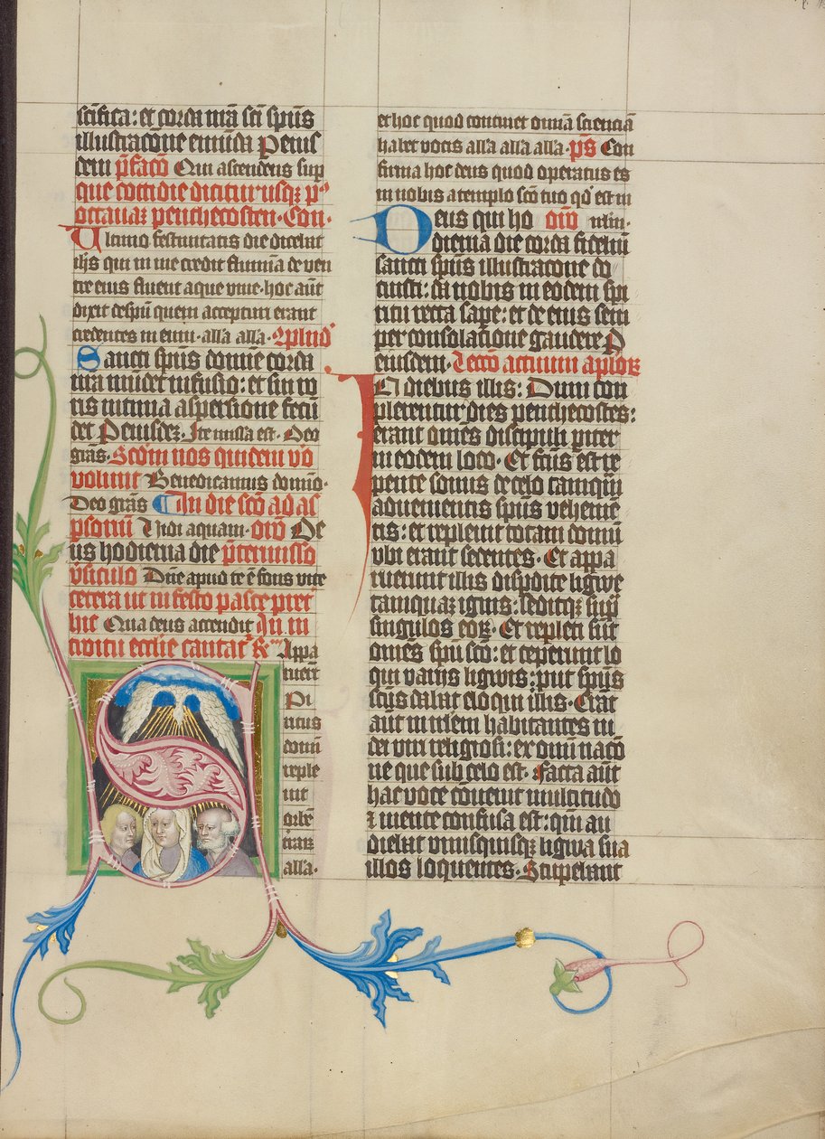 Initial S: Pentecost by Master Michael