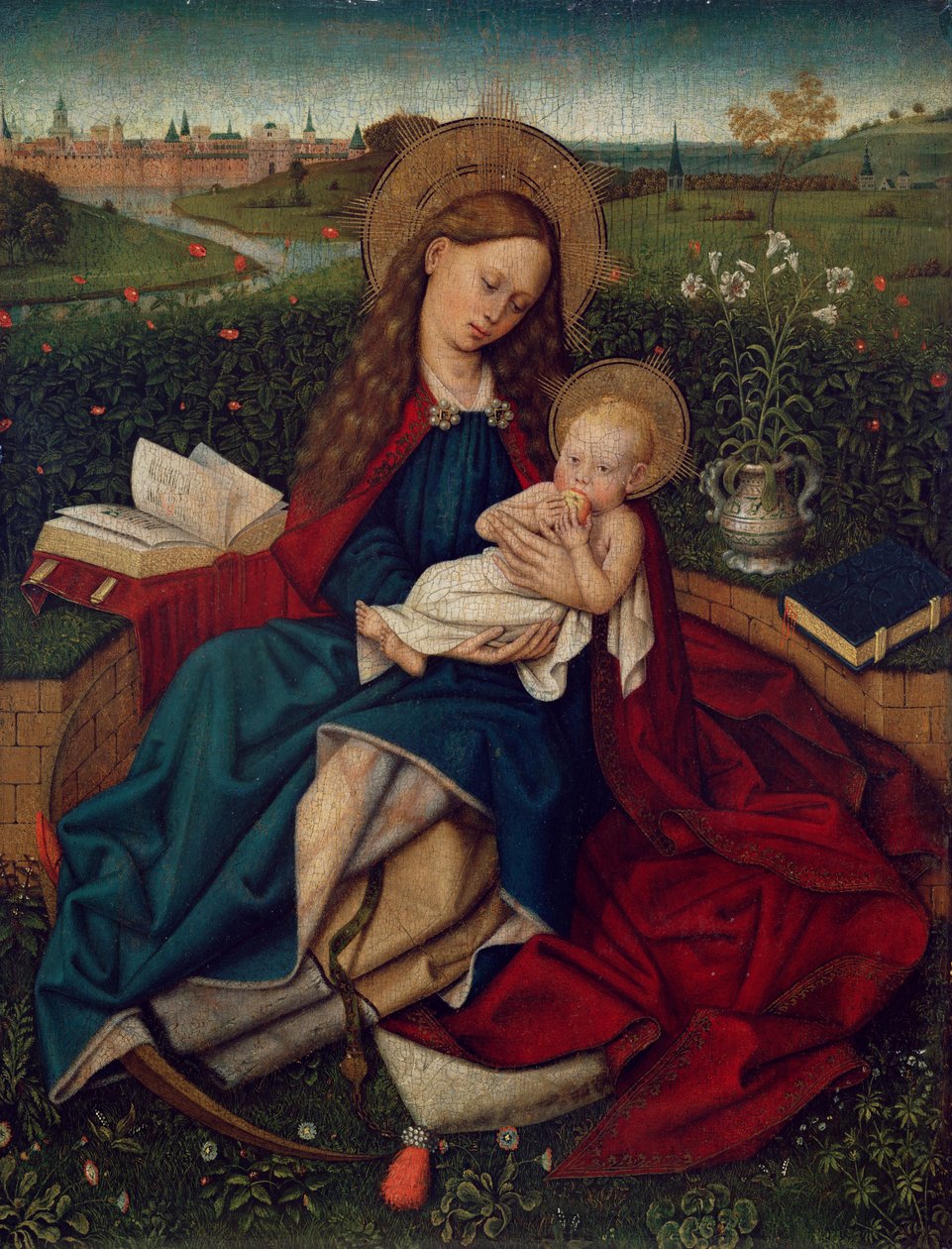 The Madonna of Humility, c.1450-70 by Master of Flémalle