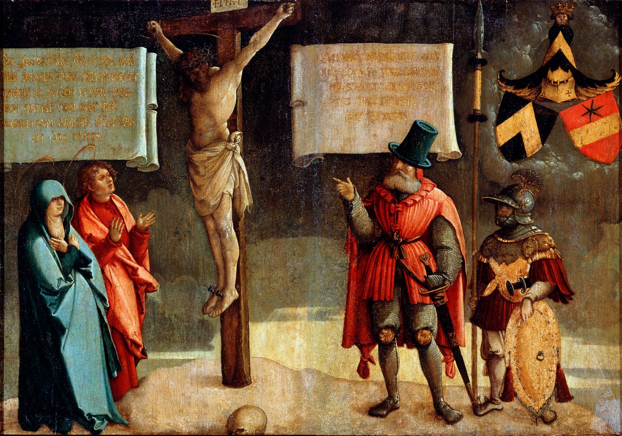 Crucifixion with Donors by Master of Messkirch