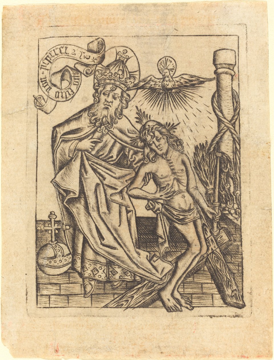 The Trinity by Master of the Berlin Passion