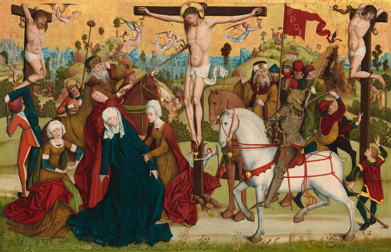 Calvary by Master of the Death of Saint Nicholas of Münster