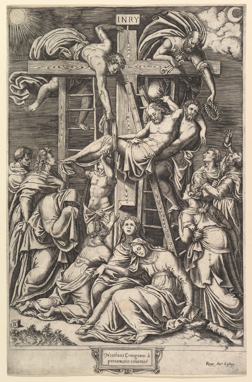 The Descent from the Cross by Master of the Die