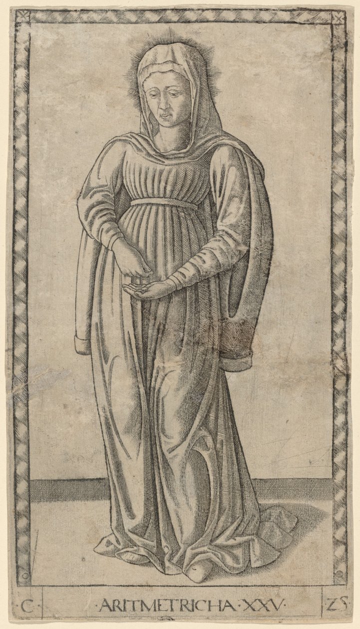 Arithmetic by Master of the E Series Tarocchi