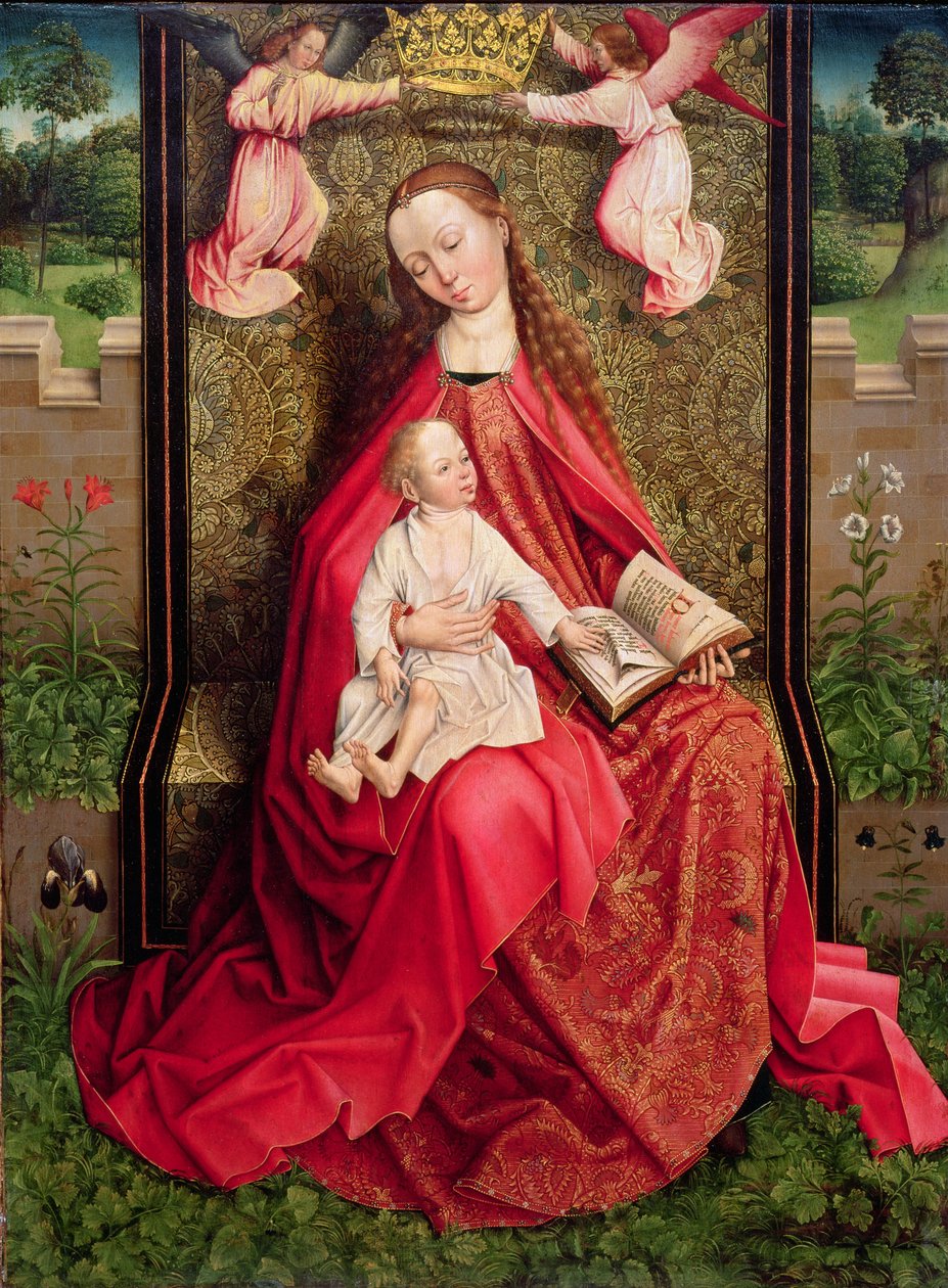 Virgin and Child by Master of the Embroidered Foliage