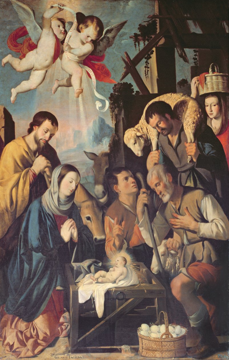 The Adoration of the Shepherds by Mateo Giarte