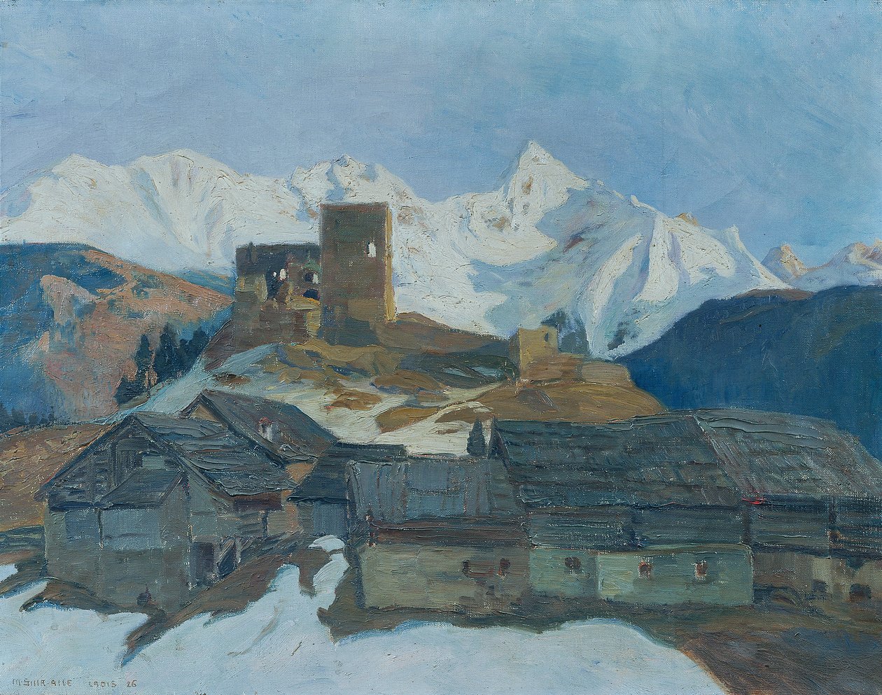 Winter in Ladis (Tyrol) by Mathilde Sitta Allé