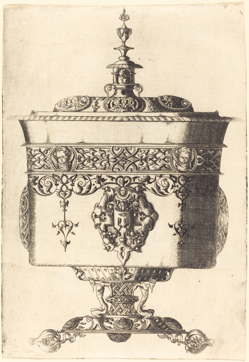 Richly Embellished Goblet by Mathis Zündt
