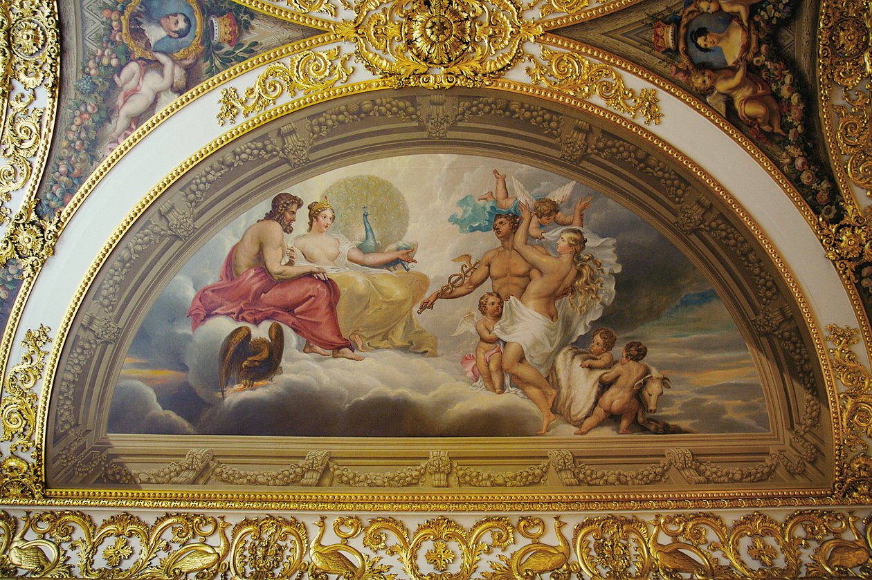 The Myth of Jupiter and Juno, Elizabeth Saloon by Matthew Cotes Wyatt