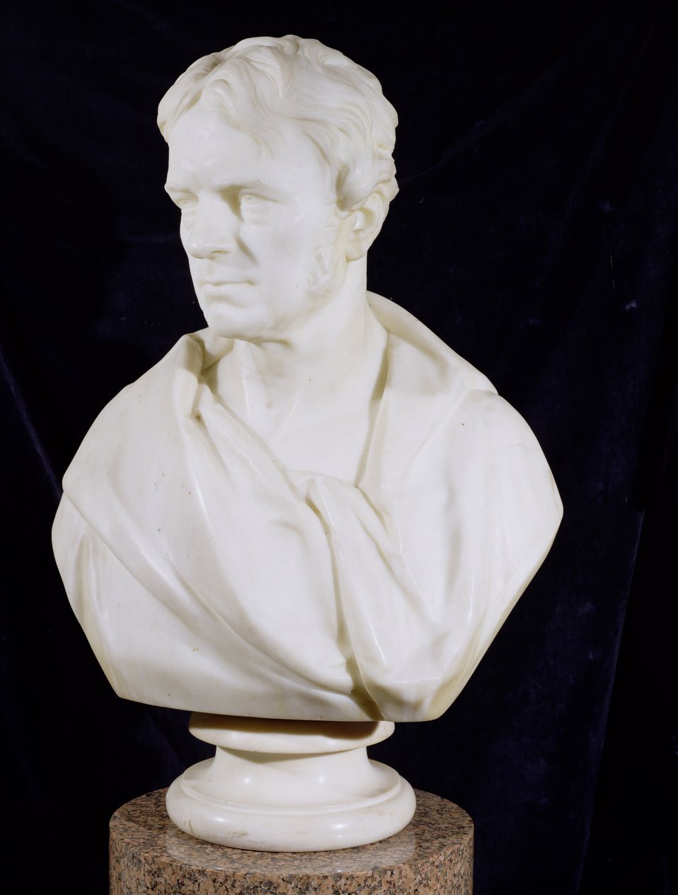 Bust Portrait of Michael Faraday (1791-1867) by Matthew Noble