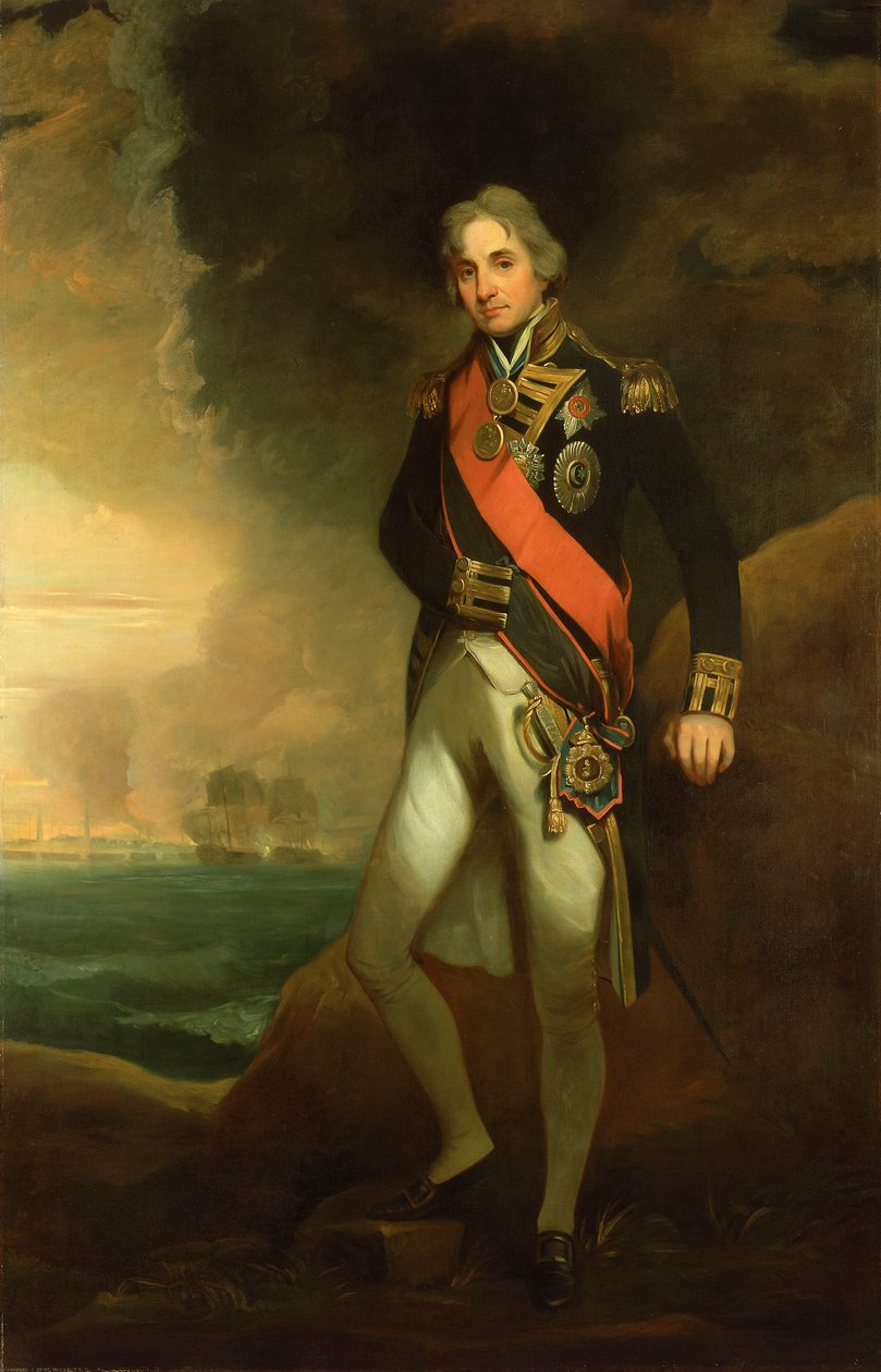 Rear-Admiral Horatio Nelson by Matthew (attr.to) Shepperson