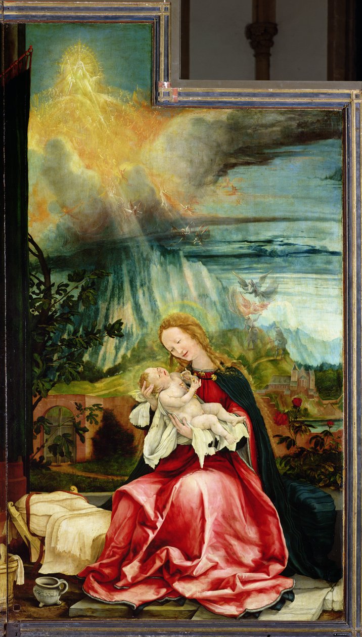 The Nativity, from the Isenheim Altarpiece, c.1512-16 by Matthias Grünewald