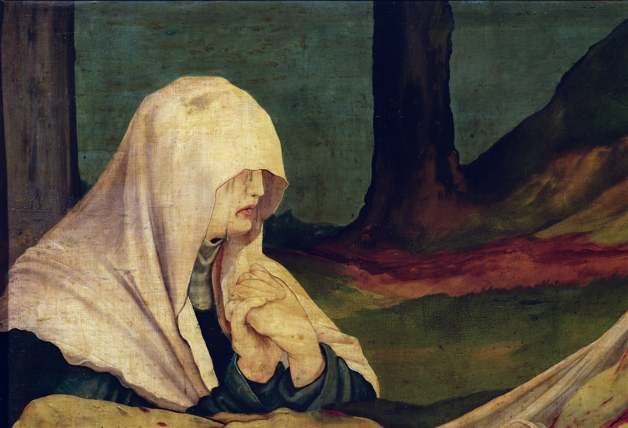 Virgin at the Entombment by Matthias Grünewald