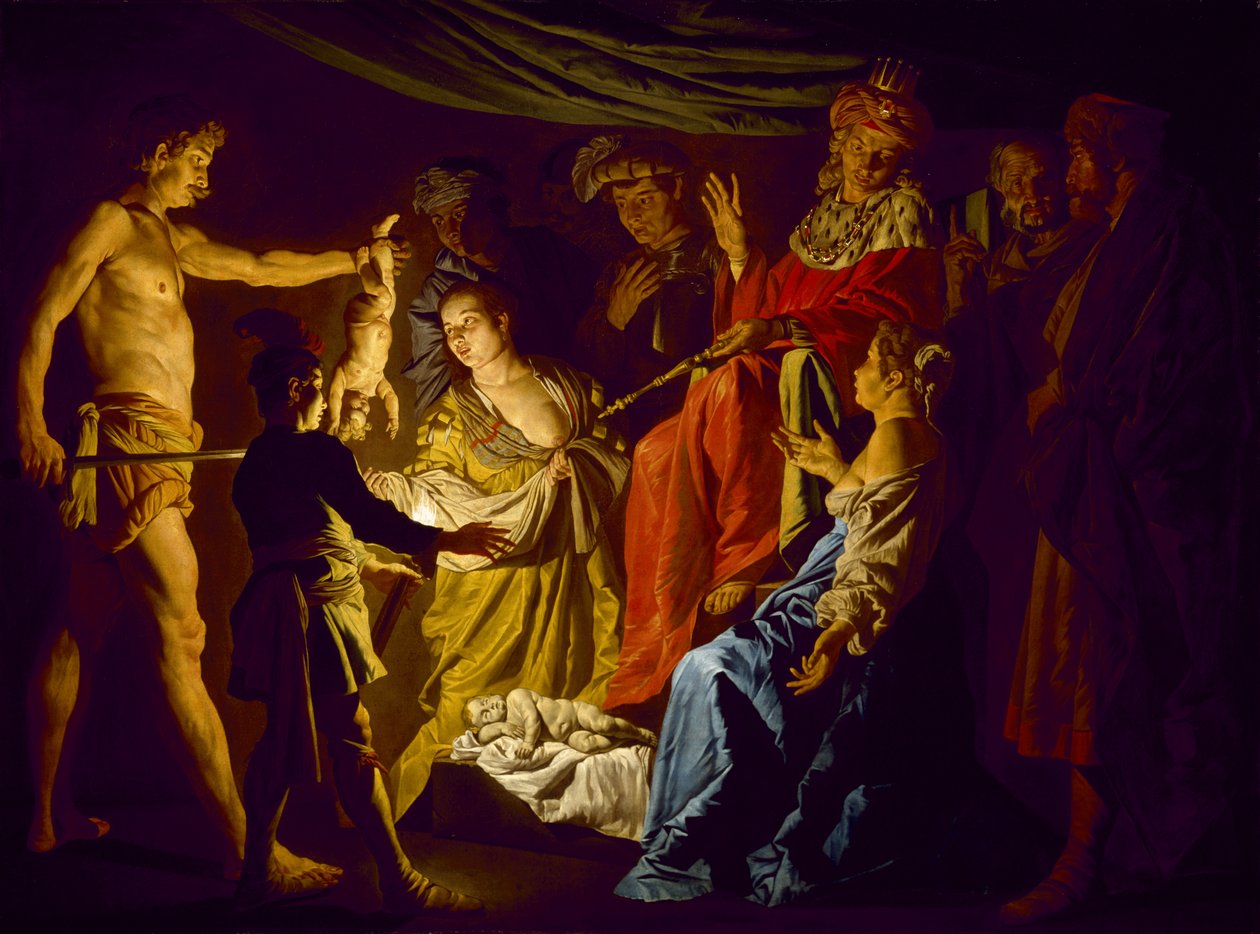 The Judgment of Solomon by Matthias Stomer