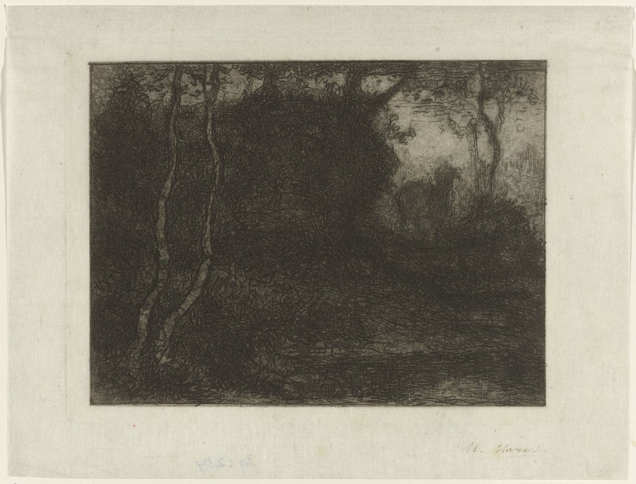 Forest with Goat by Matthijs Maris