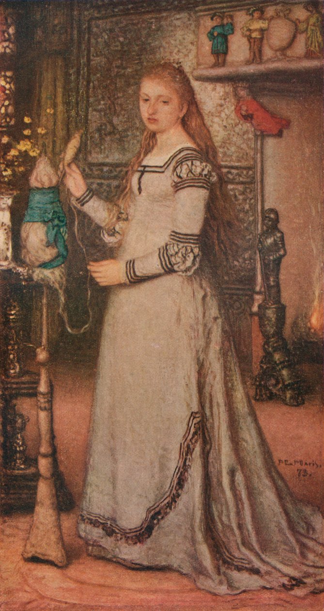 Girl with a Distaff, c1873 by Matthijs Maris