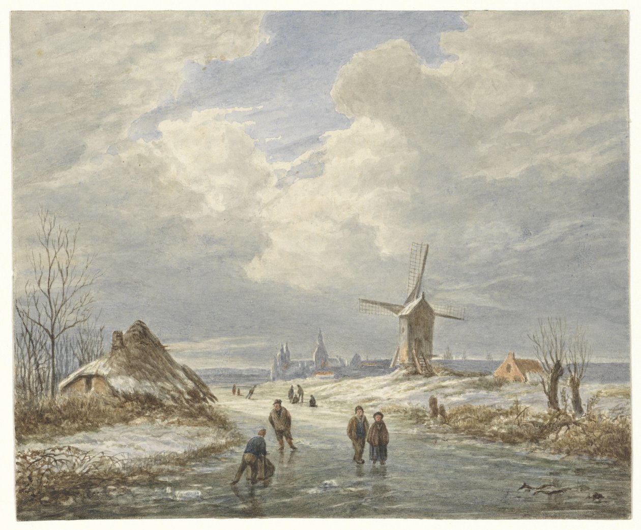 Winter Scene by Matthijs Maris