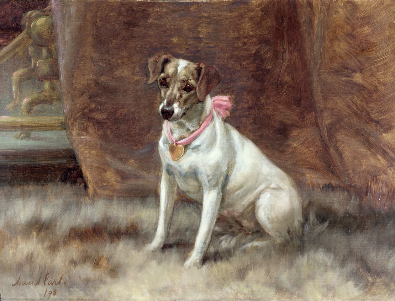 The Pink Bow, 1898 by Maud Earl