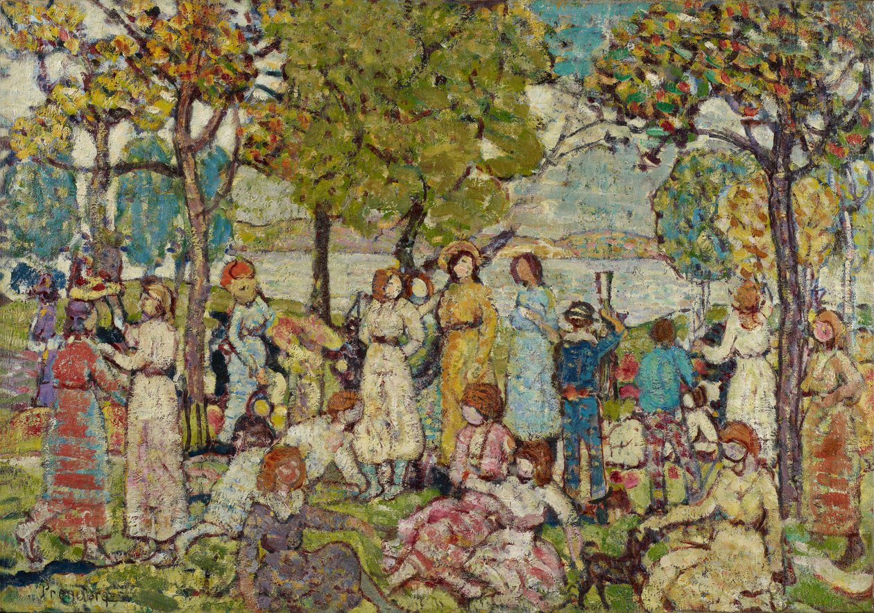 Holidays by Maurice Brazil Prendergast