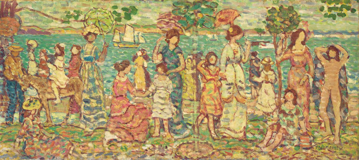 Promenade by Maurice Brazil Prendergast