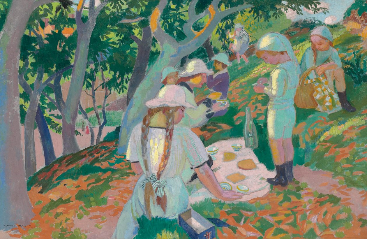 The Snack under the Chestnut Trees by Maurice Denis