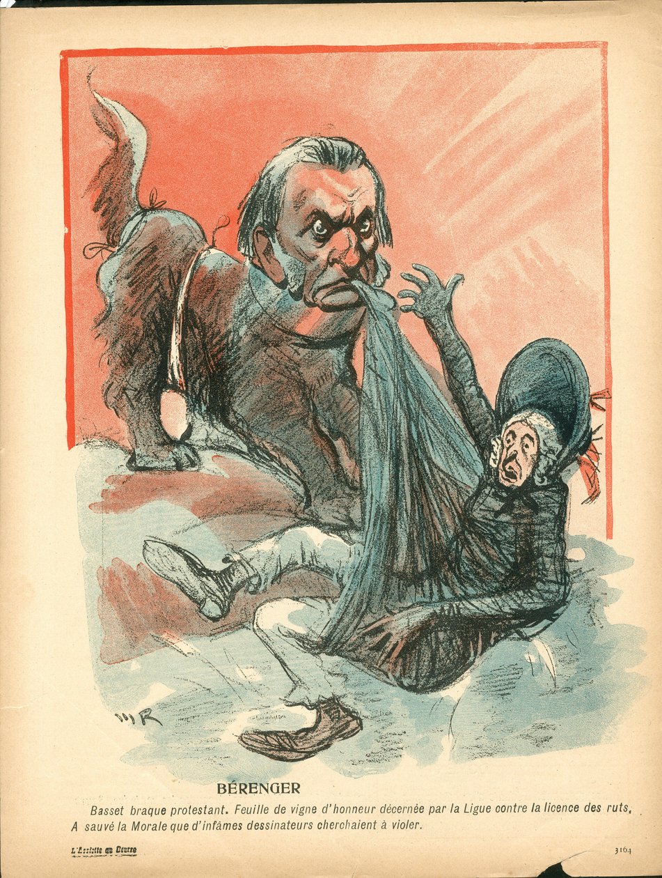 The Butter Plate, Satirical in Colours by Maurice Radiguet