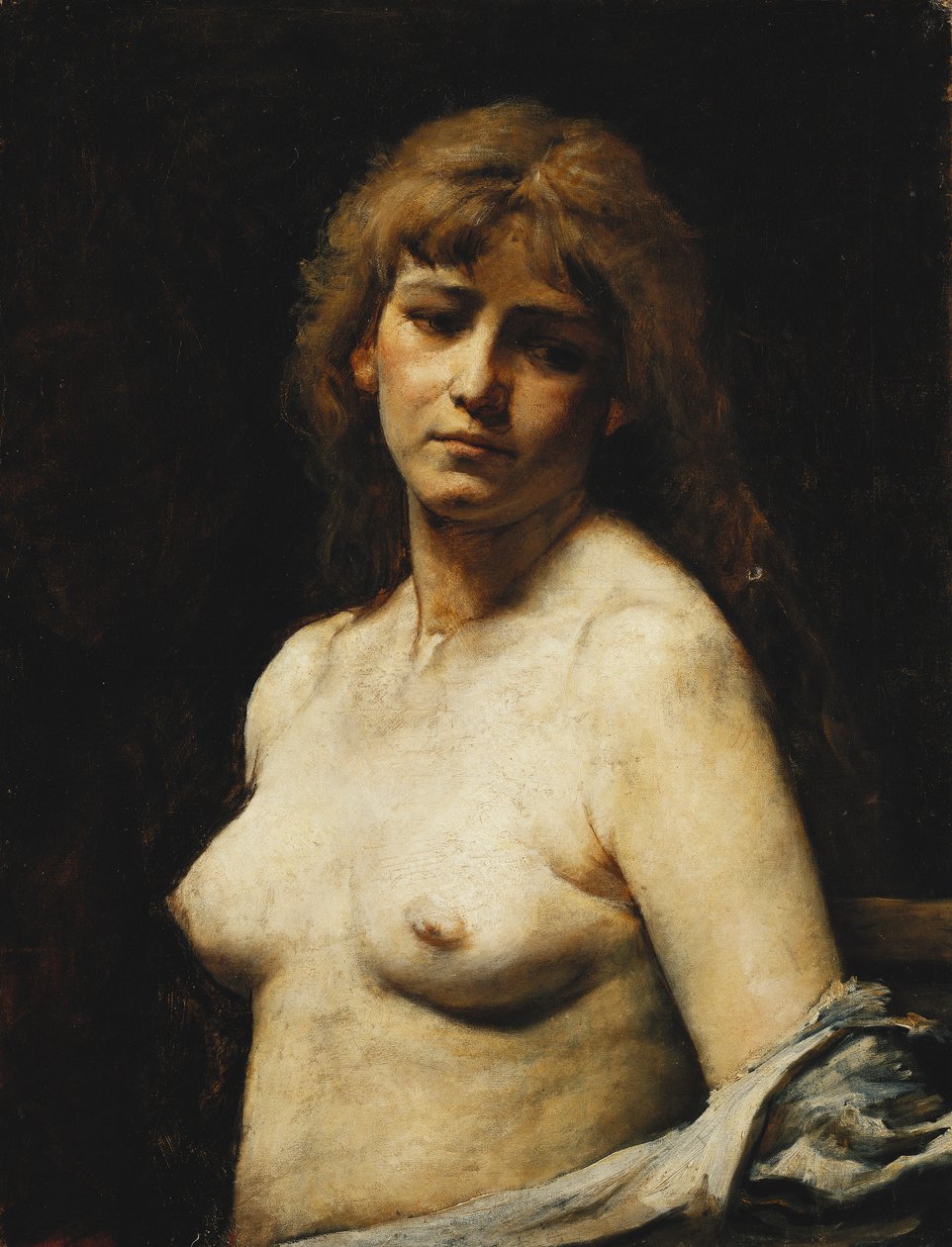 Nude by Maurycy Gottlieb