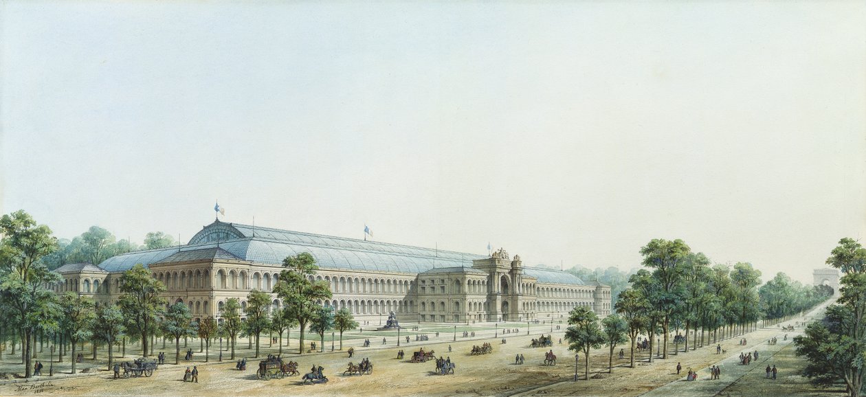 Perspective View of the Palais de l