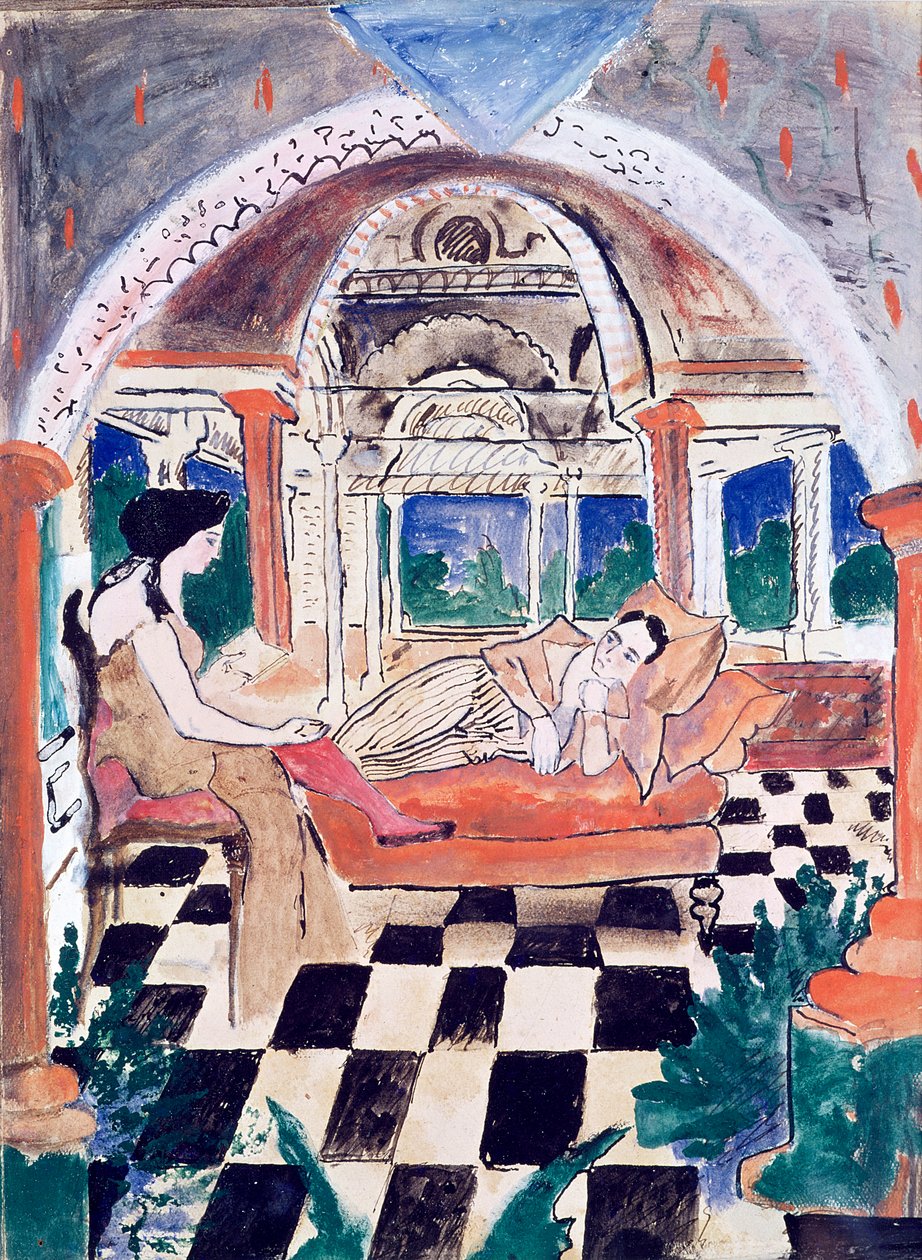 Apollinaire and His Muse by Max Jacob