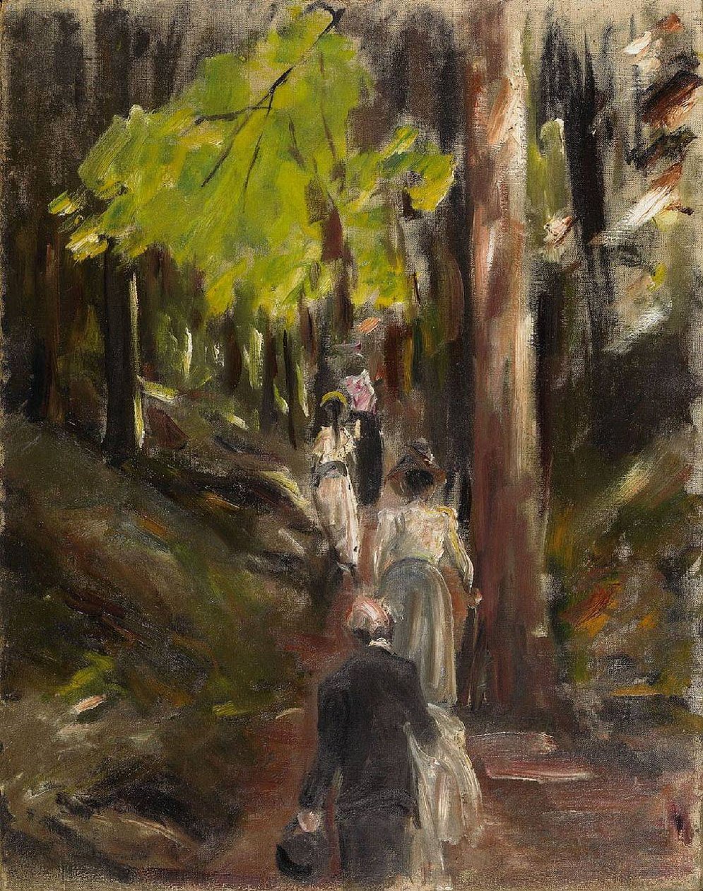 Forest Walk in the Harz by Max Liebermann