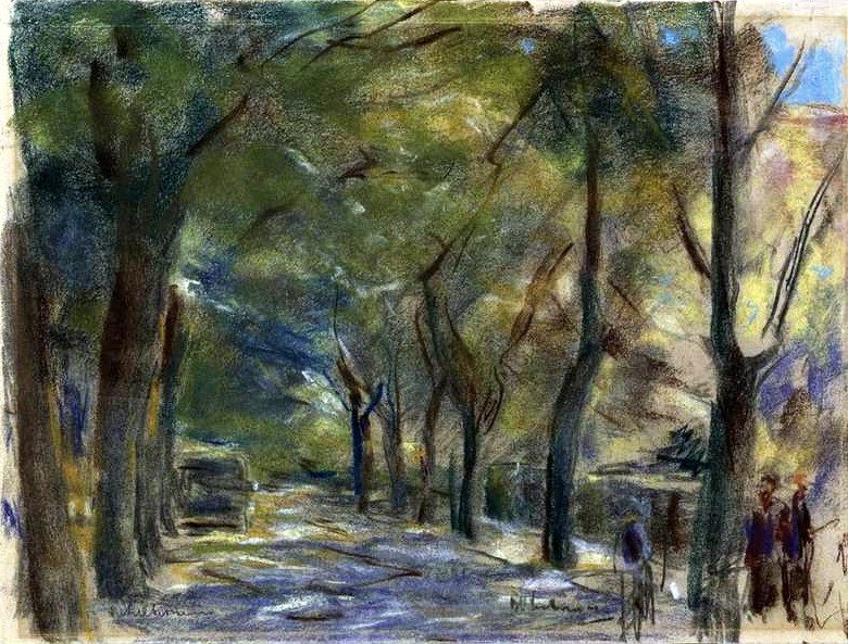 Colomier Street in Wannsee by Max Liebermann