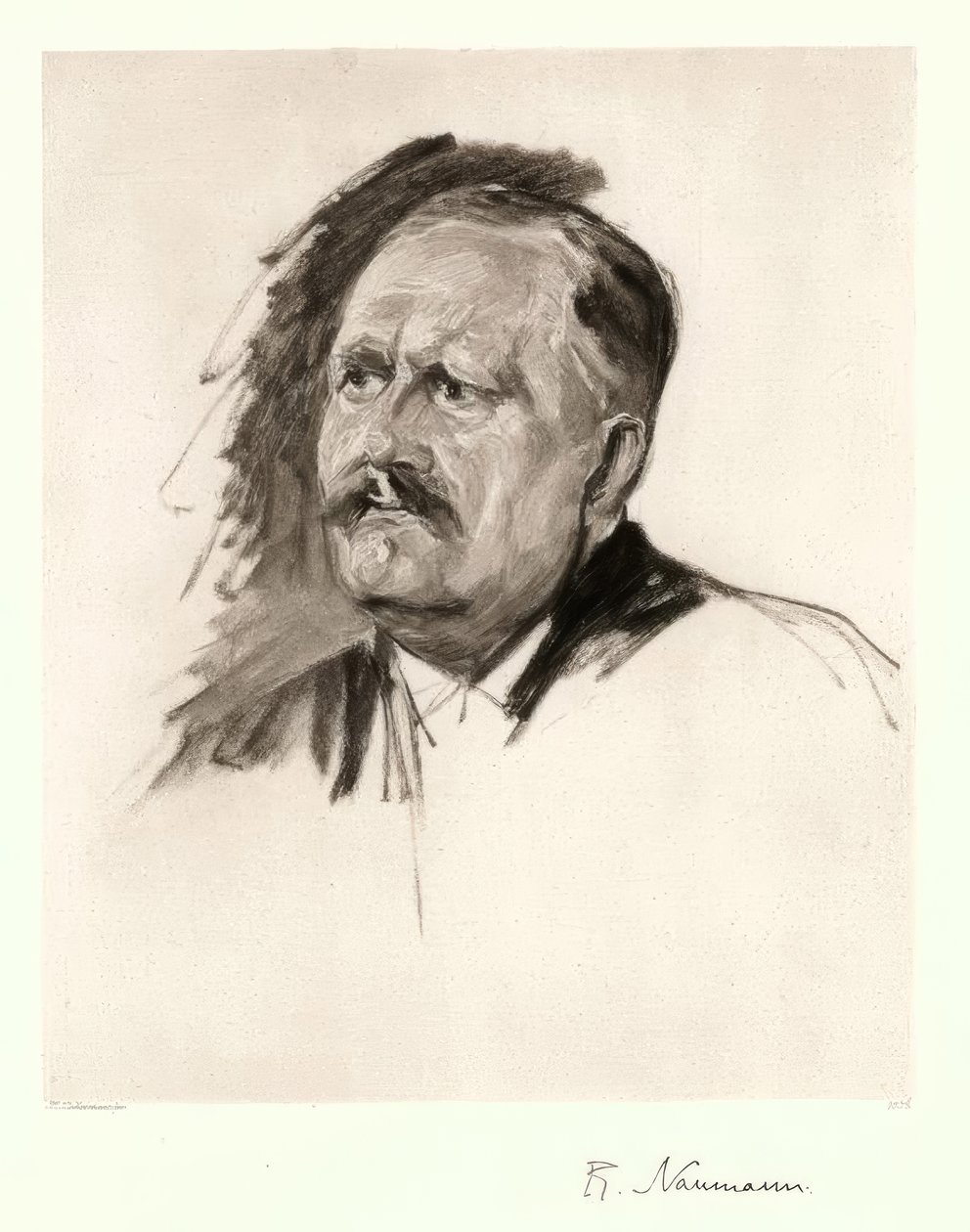 Fr. Naumann / Portrait of M. Liebermann by Max Liebermann