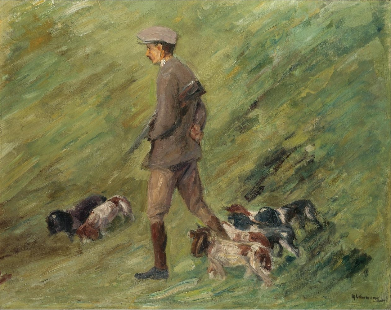 Hunter in the Dunes by Max Liebermann