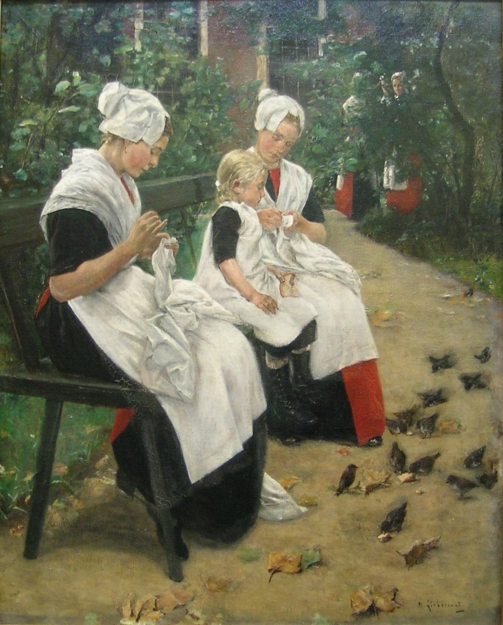 Girl in the Garden by Max Liebermann